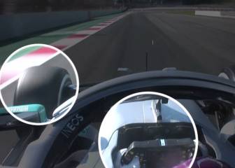 ¿La última revolución tecnológica de Mercedes? Miren lo que hace Hamilton con el volante...