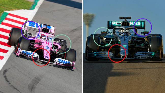 Racing point copia mercedes clearance
