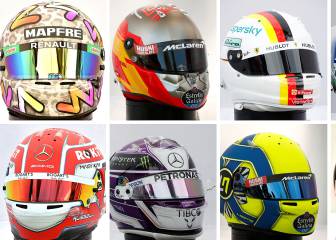 Los cascos de la F1 para la temporada 2020 en imgenes