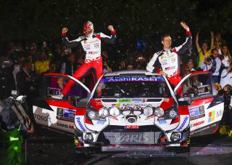 Ogier también gana con Toyota