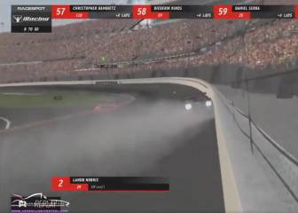 Norris la lía y manda al muro a Verstappen en Daytona