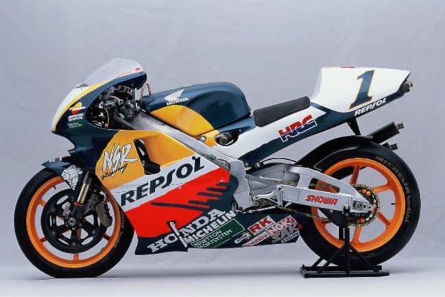 La NSR500 con la que Doohan ganó cinco títulos de 1994 a 1998.