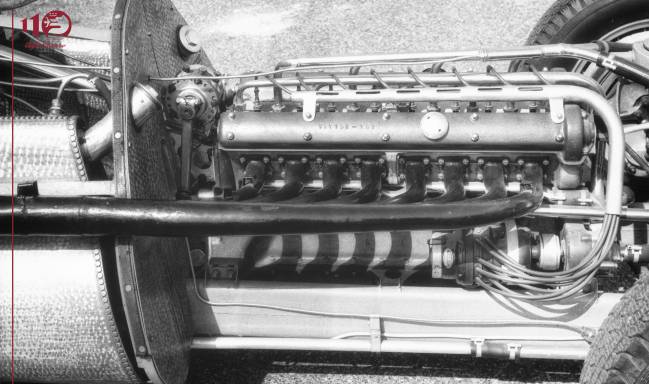 El motor del Alfetta GP Tipo 158.