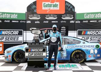 Harvick, primera victoria en el regreso de la NASCAR
