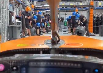 Sainz vuelve a subirse al McLaren tras fichar por Ferrari