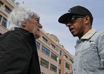 Hamilton responde enfadado a Ecclestone: 