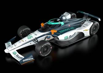 De blanco: así es el McLaren de Alonso para la Indy 500