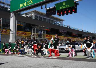 Los veinte pilotos vistieron camisetas de 'End racism'