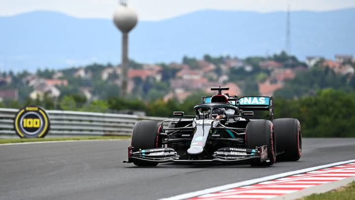 Lewis Hamilton (Mercedes W11). Hungría, F1 2020. 