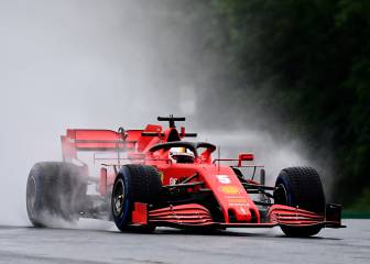Vettel se desquita en mojado