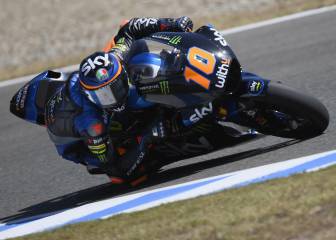 Luca Marini domina por la mañana y por la tarde en Moto2
