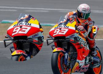 La pajarita de Honda no faltó a la obra incompleta de Márquez