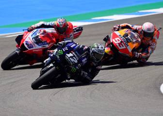 Los rivales opinan sobre la caída y lesión de Márquez en Jerez