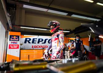 Márquez: un brazalete de gladiador para correr en Jerez