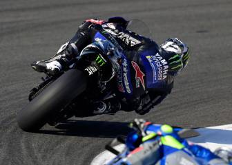 Márquez descansa, Rins sufre y Maverick lidera la jornada