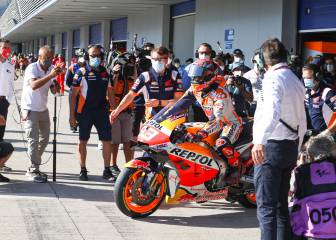 Márquez reaparece a sólo 1.2 de Maverick y pasará por la Q1