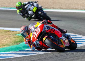 Márquez echa pie a tierra en la Q1 tras un prometedor FP4