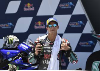 Quartararo vence, Maverick segundo y Rossi tercero