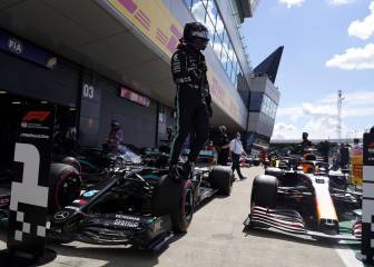 Las mejores imágenes de la pole de Hamilton en Silverstone