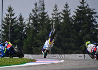 Peligroso vuelo en el GP de la República Checa