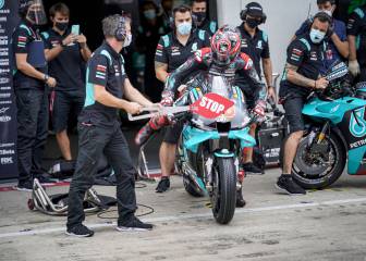 Quartararo se libra de la Q1 por los pelos y Maverick reacciona