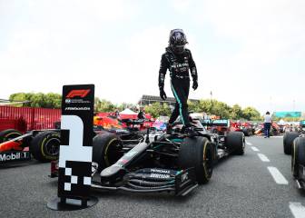 Paseo militar de Hamilton y remontada al ataque de Sainz