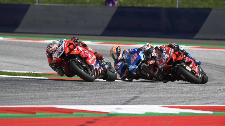 Miller y Dovizioso, doblete Ducati en la vuelta a Austria