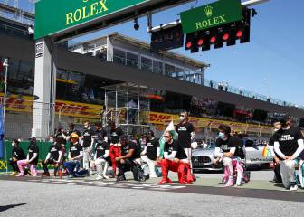 Minutos de silencio contra el racismo y por Hubert en Spa