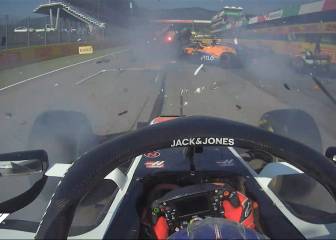 Escalofriante accidente que deja fuera a Sainz: 