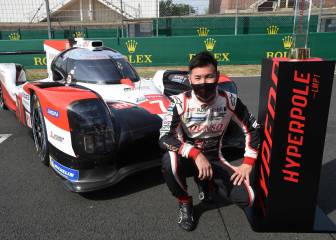 Pole de Toyota... con susto