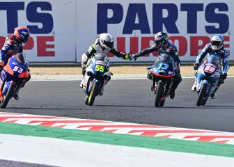 Fenati vence en el último suspiro tras un duelo reñido con Vietti