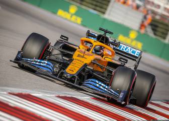 Carlos Sainz vuela en Sochi