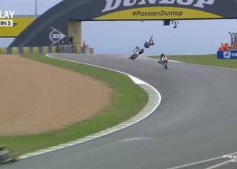 Espeluznante vuelo sin motor de Marini en el FP2 de Le Mans