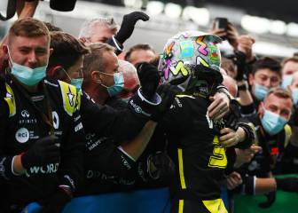 Ricciardo y Alonso celebran el regreso al podio de Renault