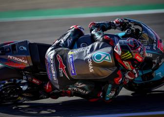 Así queda la parrilla de MotoGP en Aragón