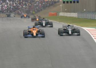 Épica salida de Sainz que le llevó del séptimo a liderar la carrera