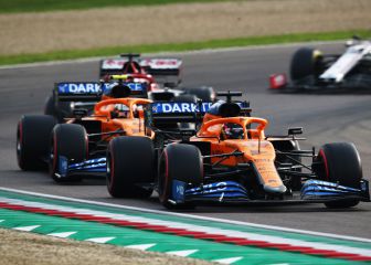 Sainz y el escalofriante trompo de Albon: 