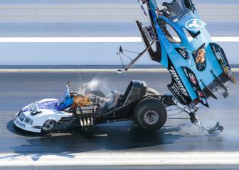 Aparatoso incidente en las finales de la NHRA