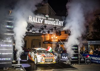 Efrén Llarena se estrena en el podio de Hungría