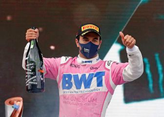 Checo Pérez se gana el podio: 