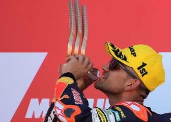 Jorge Martín se lleva la carrera de Moto2, Bastianini deberá ser cuarto en Portugal para ganar