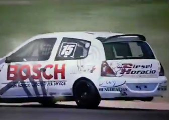 La victoria más surrealista: cruza la línea de meta ¡a tres ruedas!