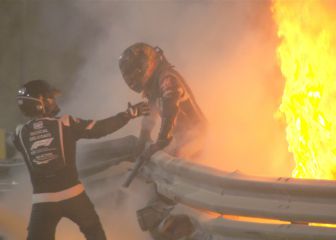 Accidente terrorífico de Grosjean con un final milagroso