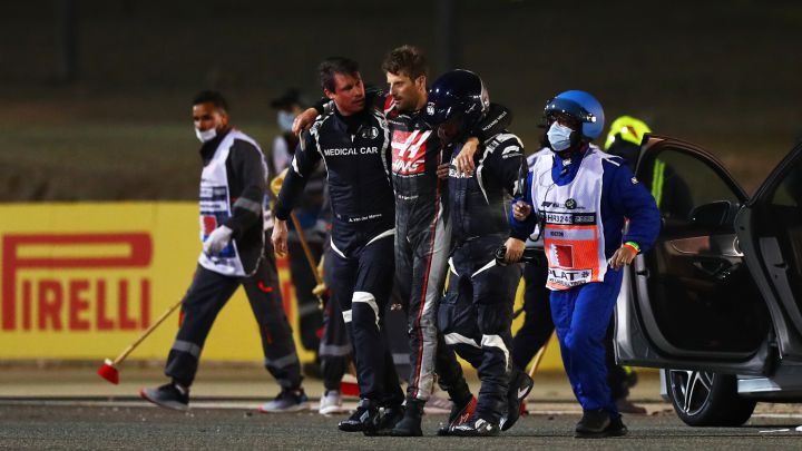 "Grosjean se salvó por su reacción rápida e instintiva"