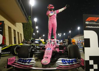 Victoria de Sergio Pérez en el GP de Sakhir 2020