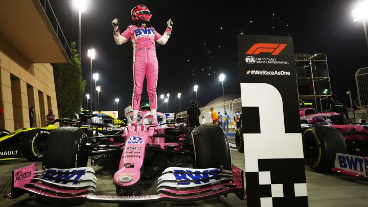 Sergio Pérez (Racing Point RP20). Bahréin, F1 2020. 