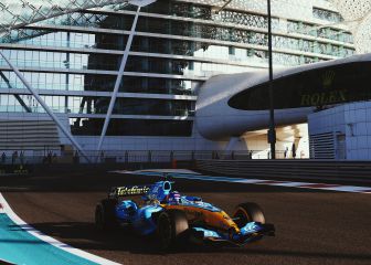Fernando Alonso se sube al R25 en Abu Dhabi