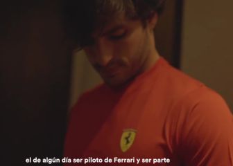 Sainz ya entrena con Ferrari:

