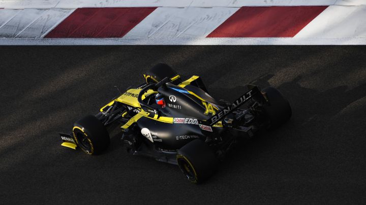 Fernando Alonso (Renault RS20). Abu Dhabi, F1 2020. 