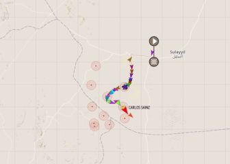 El momento exacto en el que Carlos Sainz se perdió